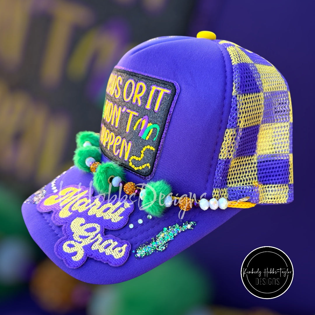 Beads Or It Didn’t Happen v2 Trucker Hat