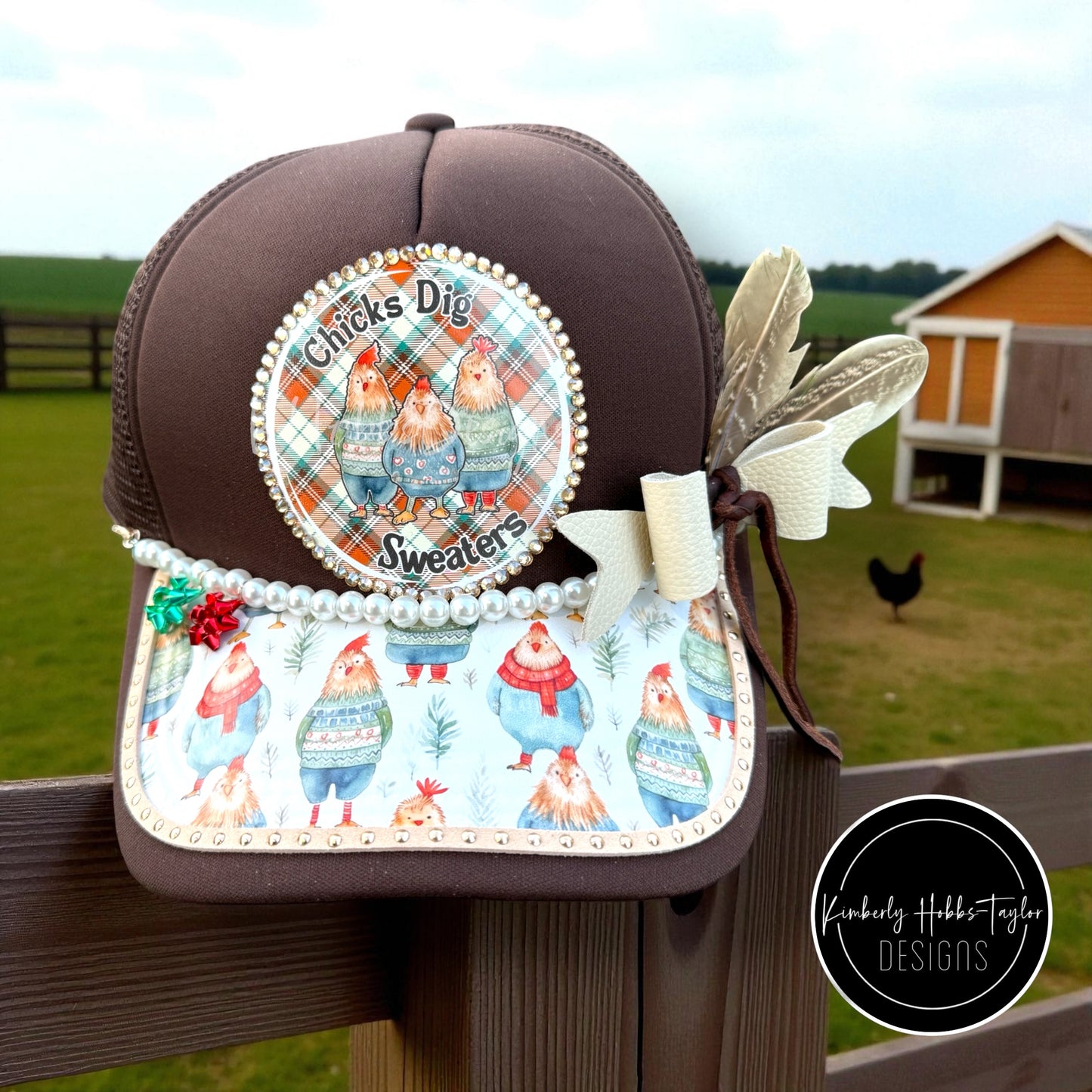 Chicks Dig Sweaters - Brown Trucker Hat