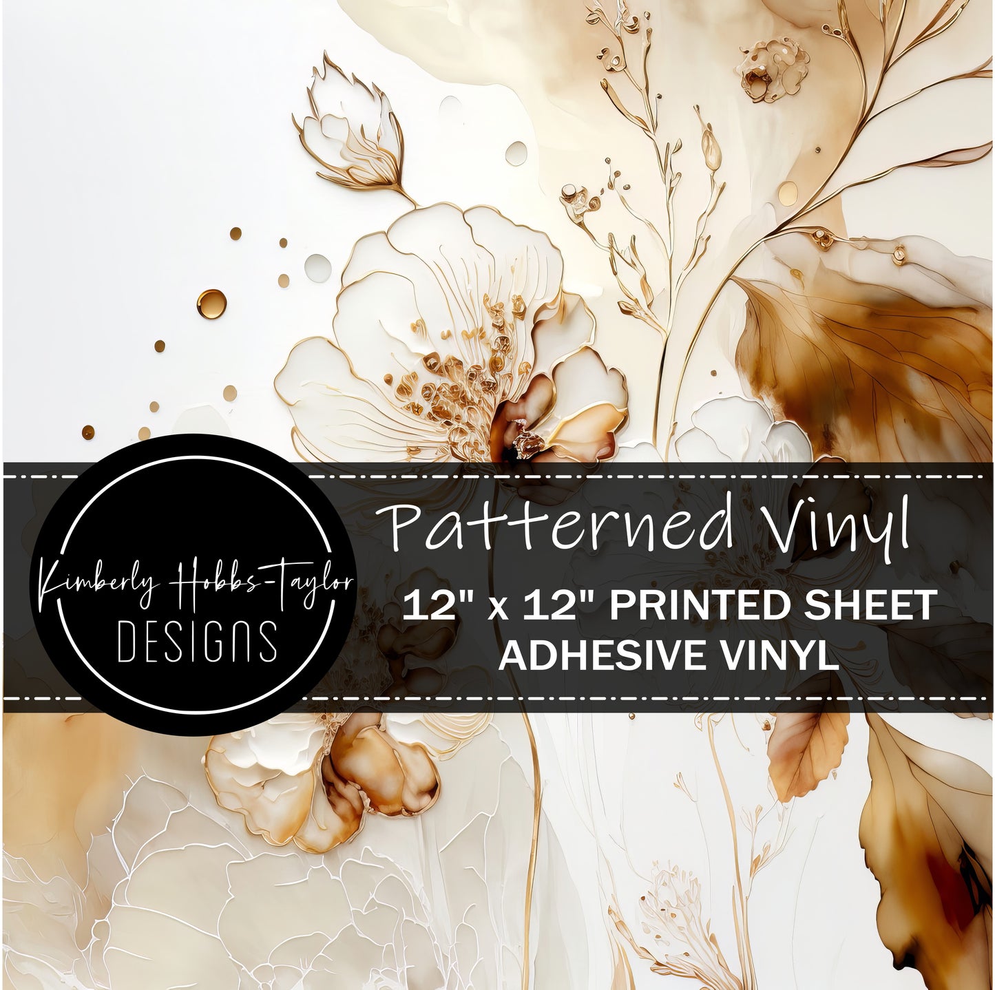 Abstract Floral A vinyl - Dixie Darlins Collection