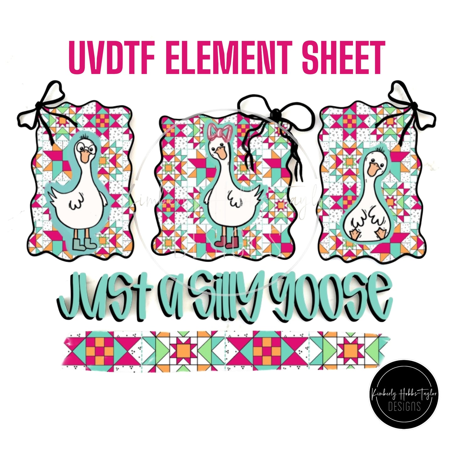 UVDTF Element Sheet - Silly Goose