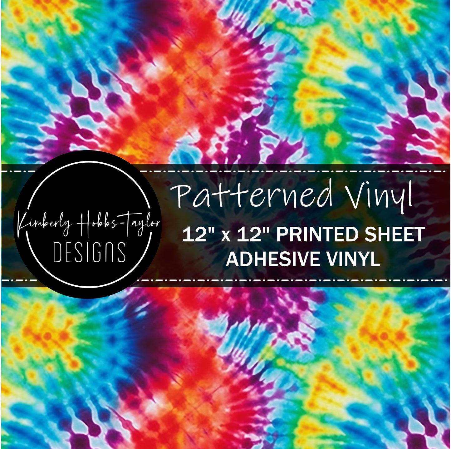 Tie Dye H vinyl