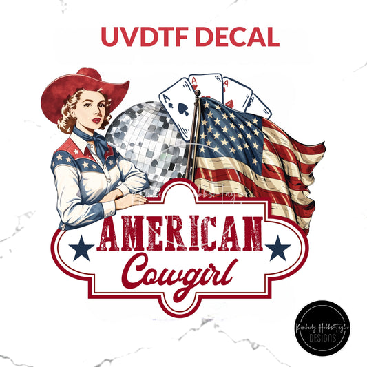 UVDTF Decal - Vintage American Cowgirl