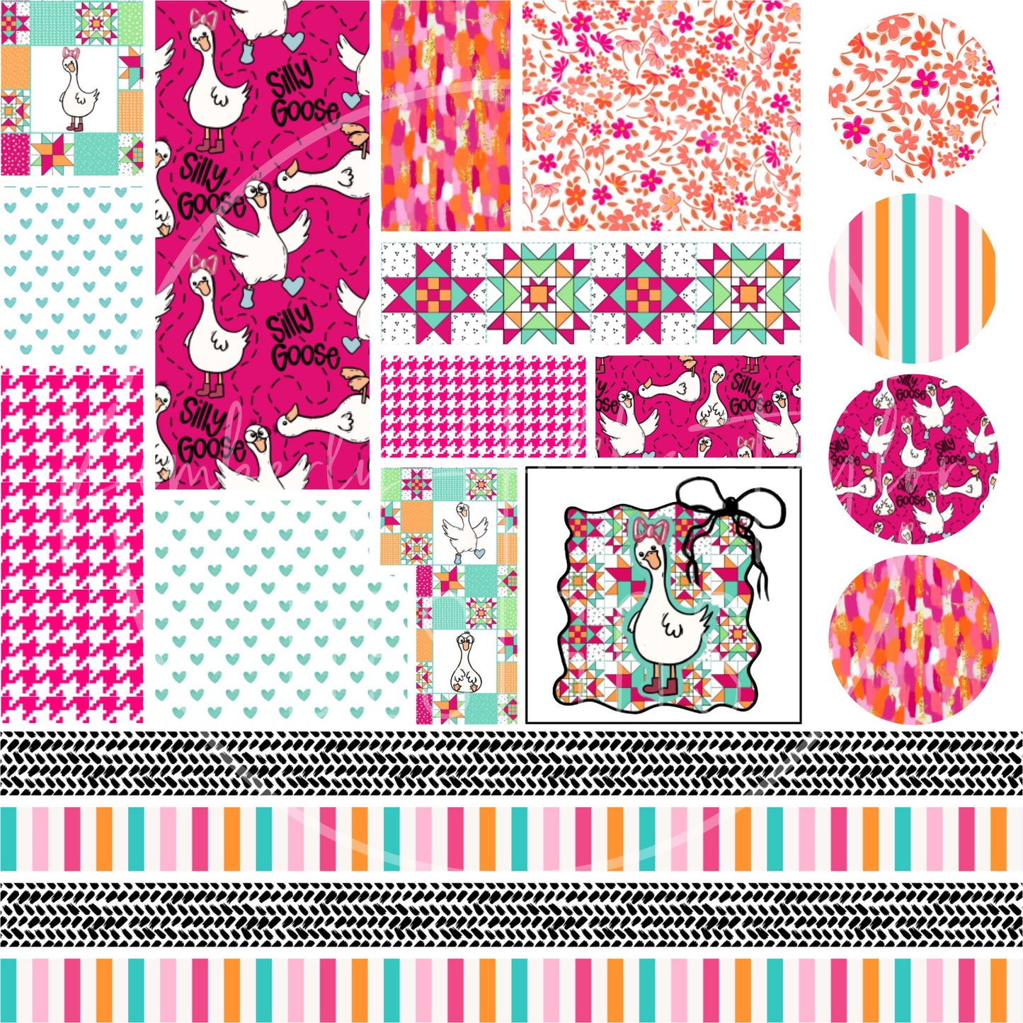 Quick Cuts - Silly Goose Patchwork vinyl