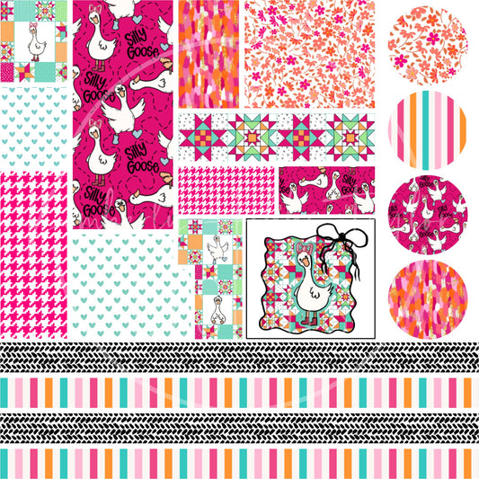 Quick Cuts - Silly Goose Patchwork vinyl