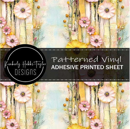 Layered Florals C vinyl