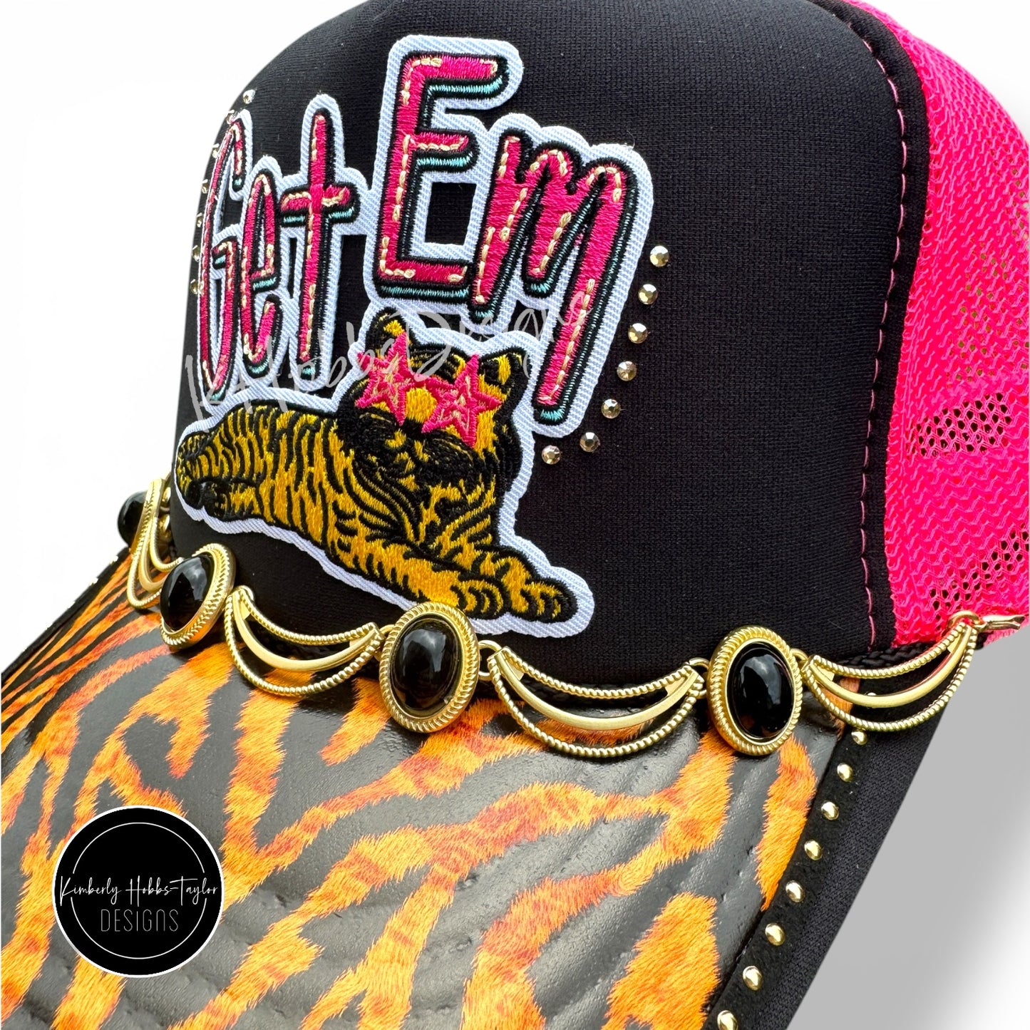 Get Em Tiger Trucker Hat