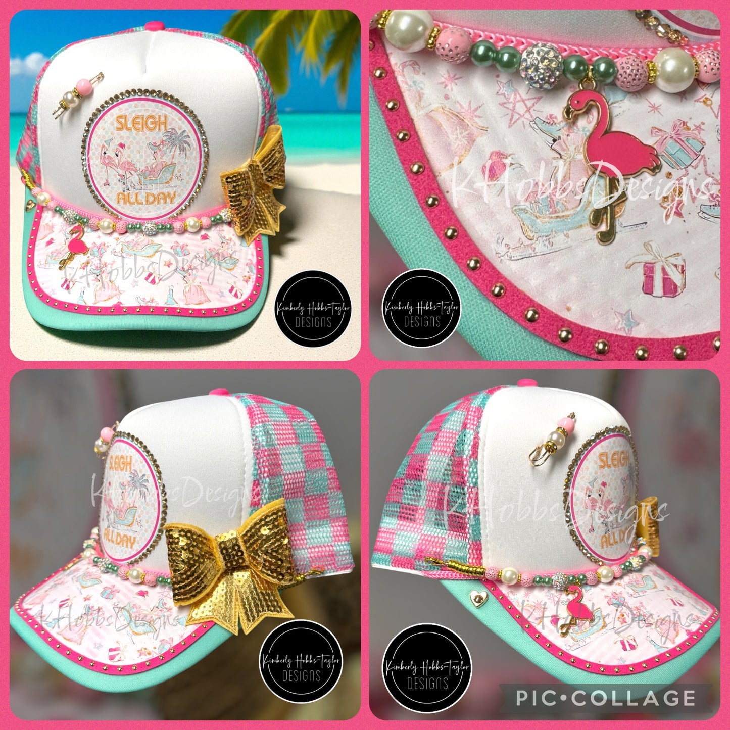 Sleigh All Day - Coastal Christmas Trucker Hat