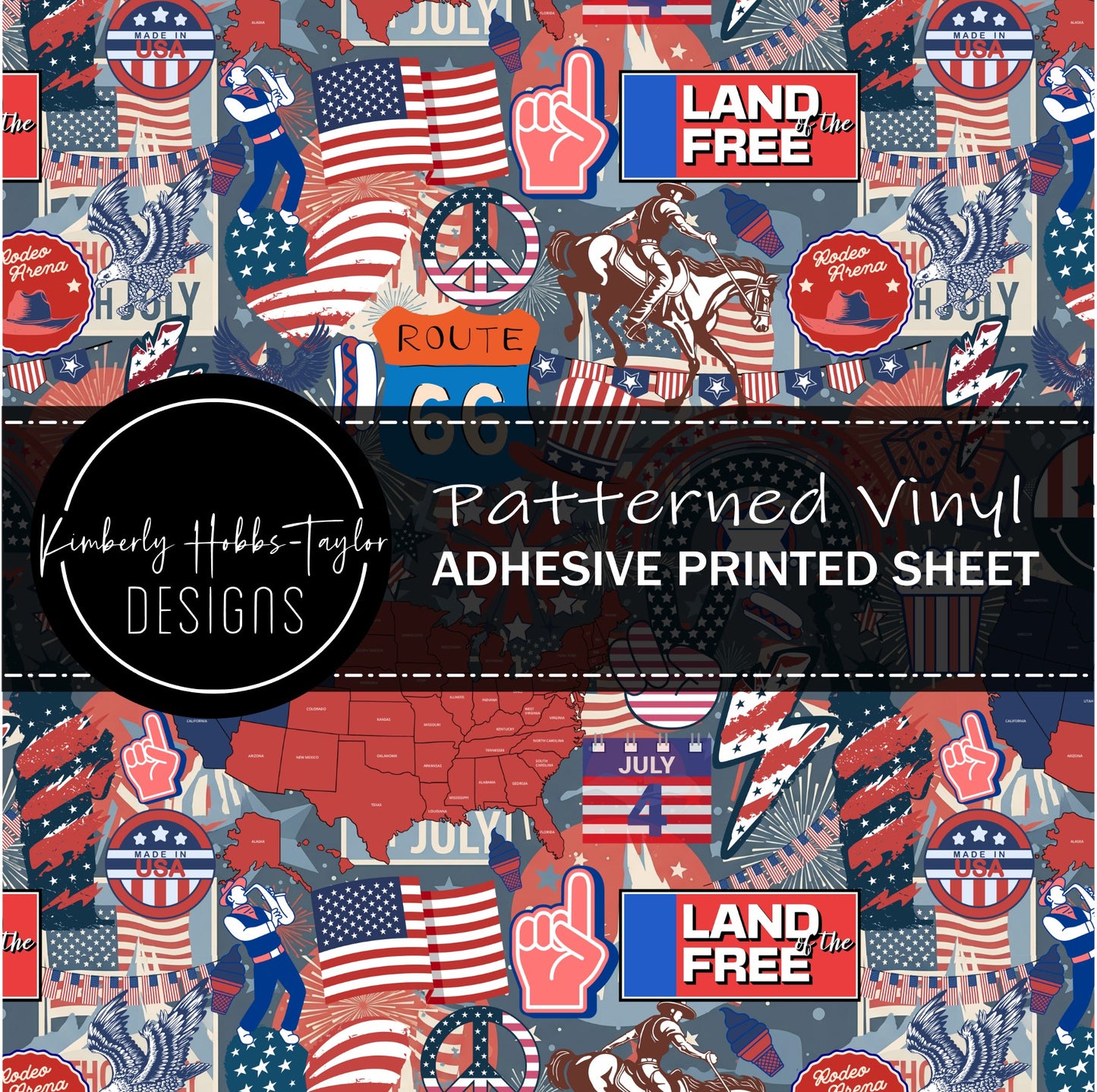 Americana Mashup - Blue vinyl