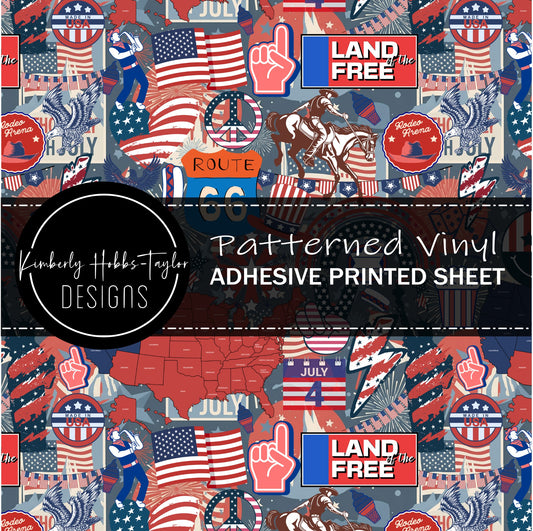 Americana Mashup - Blue vinyl