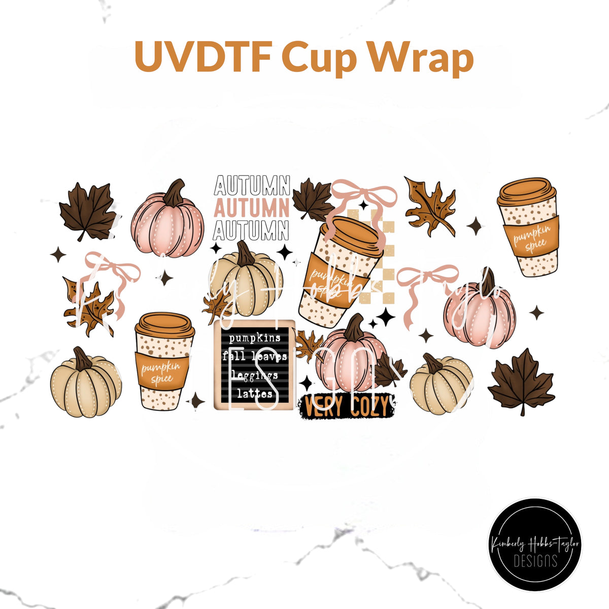 UVDTF Cup Wrap - Cozy Vibes