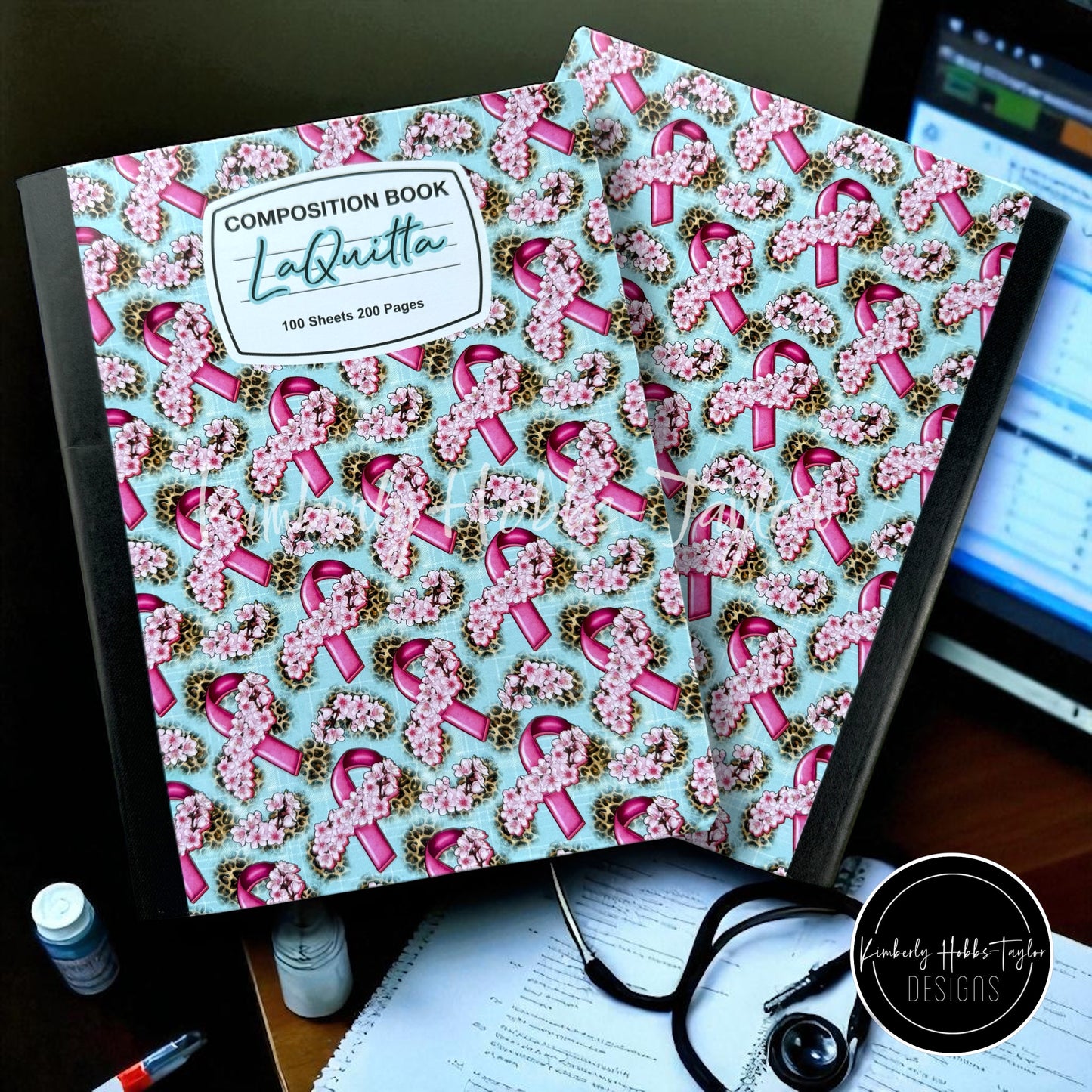 Composition Notebook Cover + Pen Wrap Bundle - Choose Your Vinyl Option