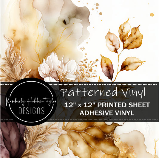 Abstract Floral C vinyl - Dixie Darlins Collection