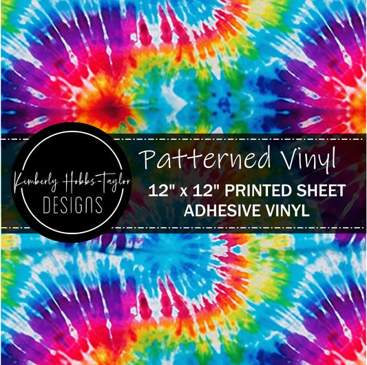 Tie Dye F vinyl