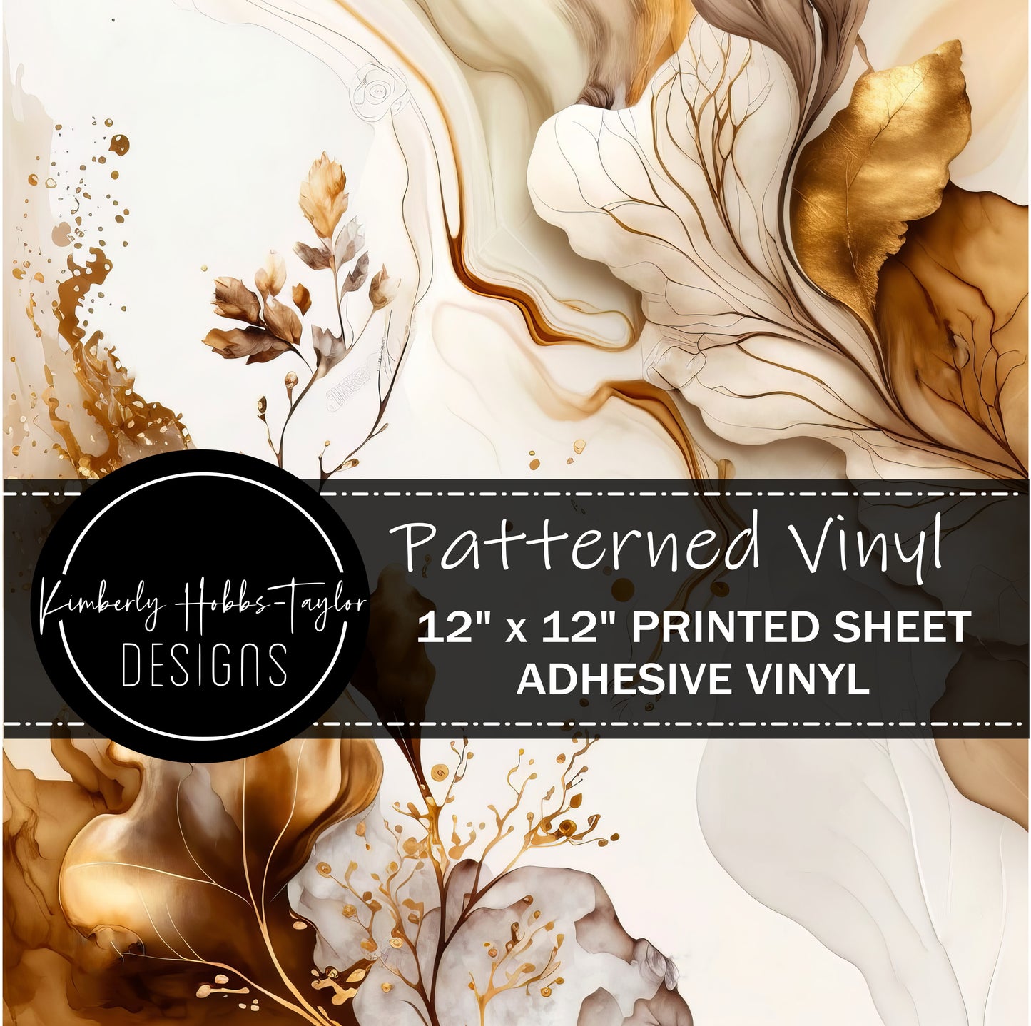 Abstract Floral B vinyl - Dixie Darlins Collection
