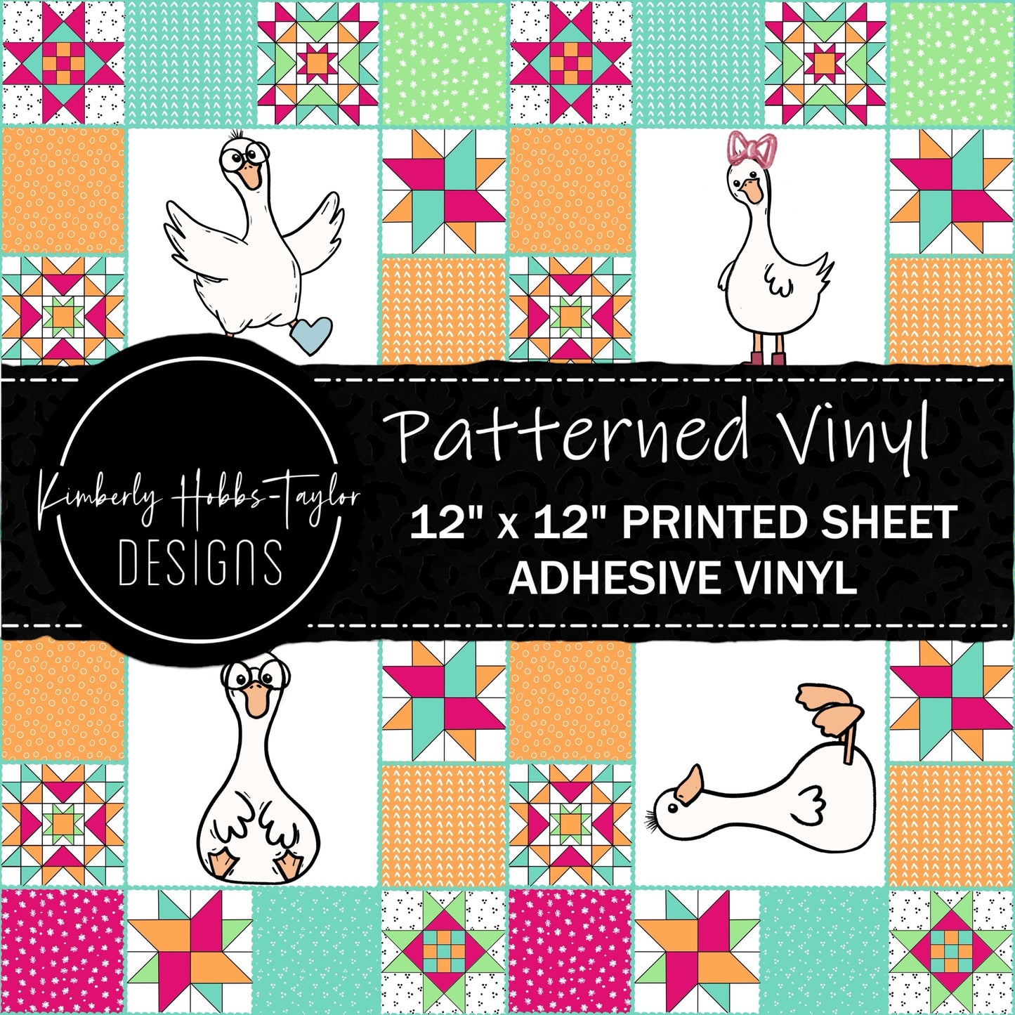 Silly Goose Patchwork vinyl