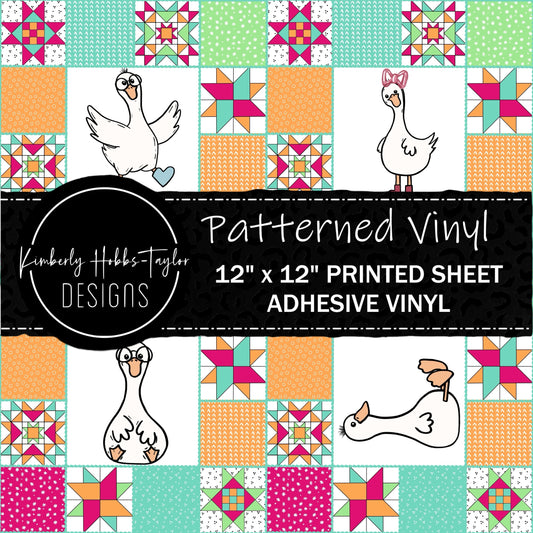 Silly Goose Patchwork vinyl