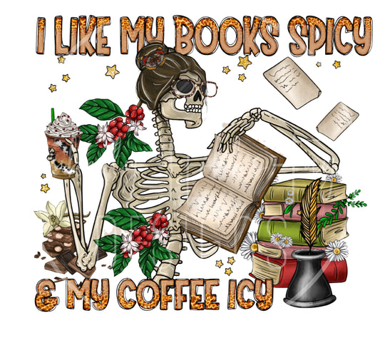 Books Spicy Coffee Icy decal