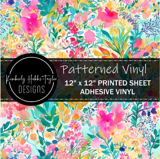 Bright Floral B vinyl