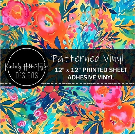 Bright Floral D vinyl