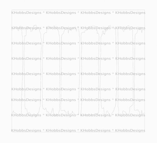 Brushstroke Template for Makerflo 20 Skinny - Digital Cut File Only
