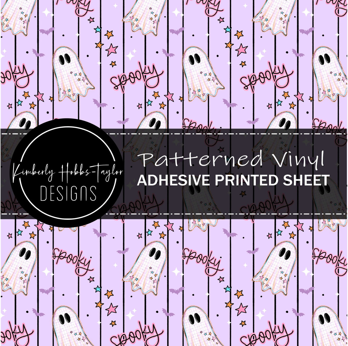 Spooky Pastel Ghosts - Adhesive Vinyl