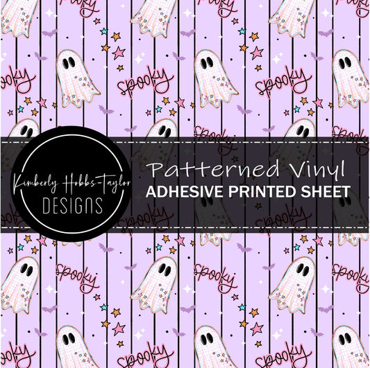 Spooky Pastel Ghosts - Adhesive Vinyl