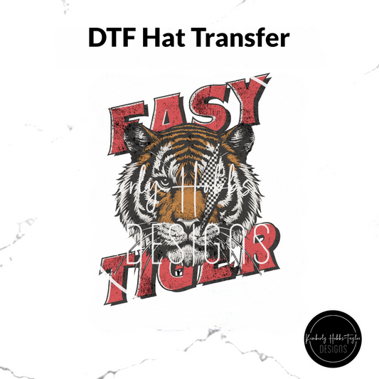 DTF Hat Transfer - Easy Tiger