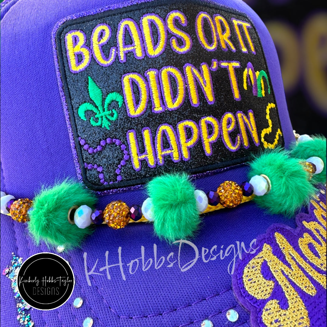 Beads Or It Didn’t Happen v2 Trucker Hat