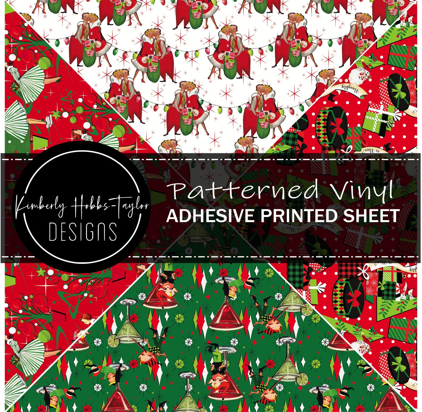 Retro Christmas - 4-Way V-Split vinyl