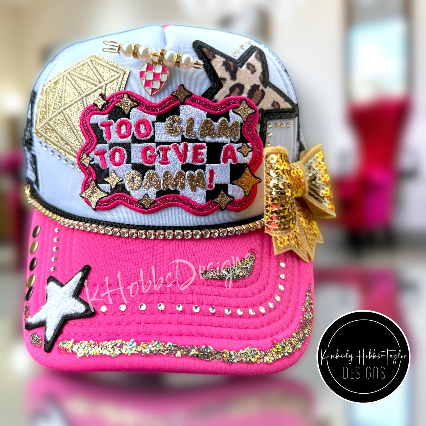 Too Glam To Give A Damn Trucker Hat