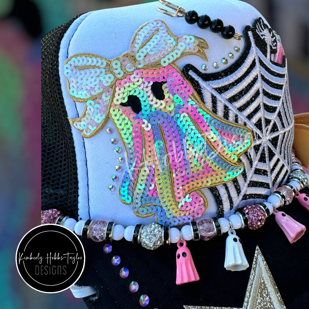 Boo-jie Ghost Trucker Hat