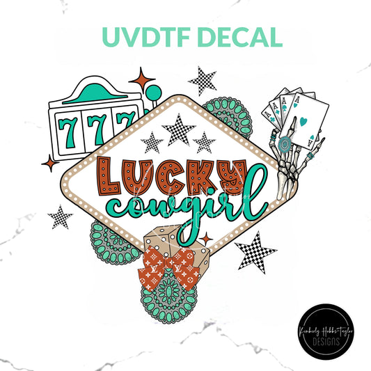 UVDTF Decal - Vegas Cowgirl