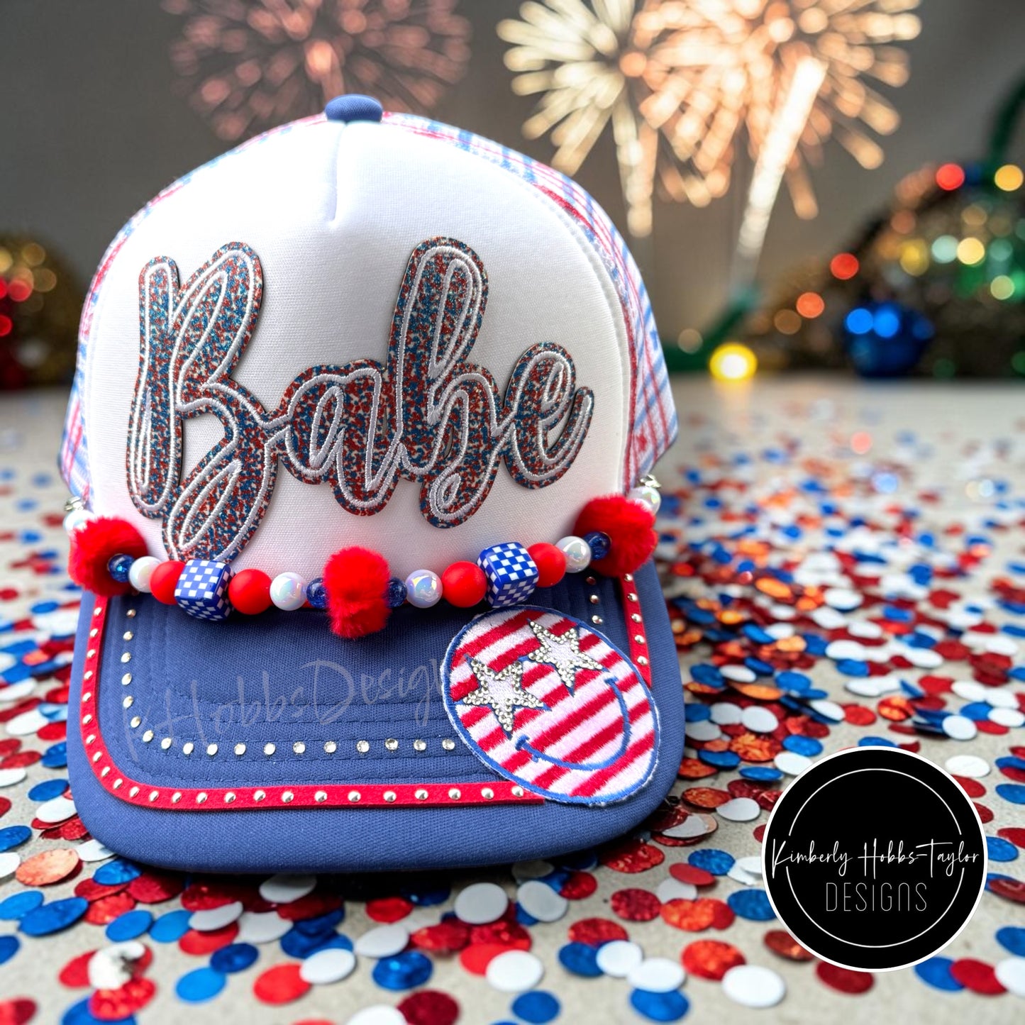Babe Red White and Blue Hat