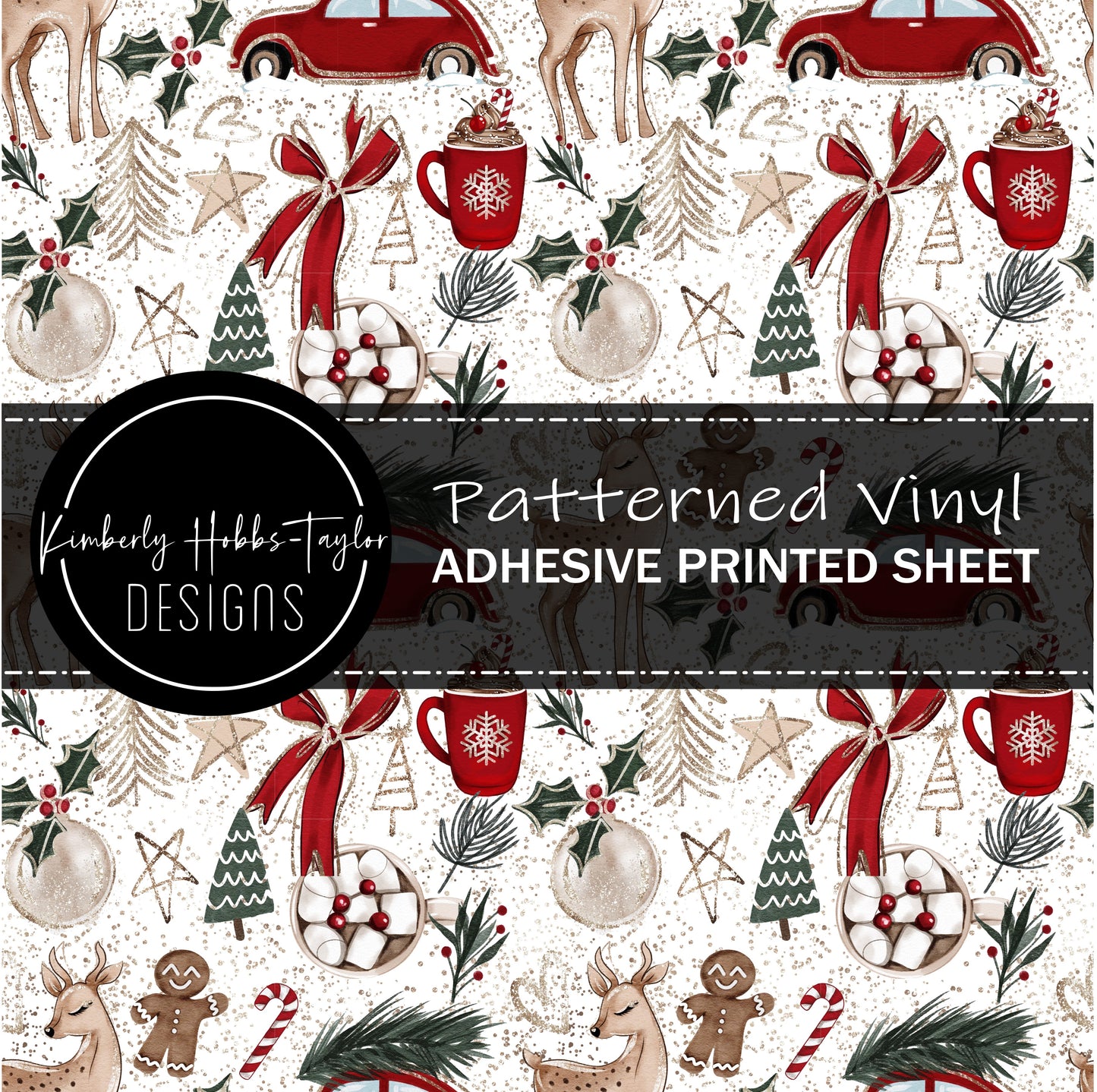 Reindeer Christmas vinyl