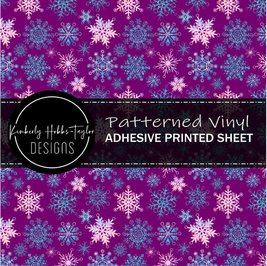 Pastel Snowflakes D vinyl