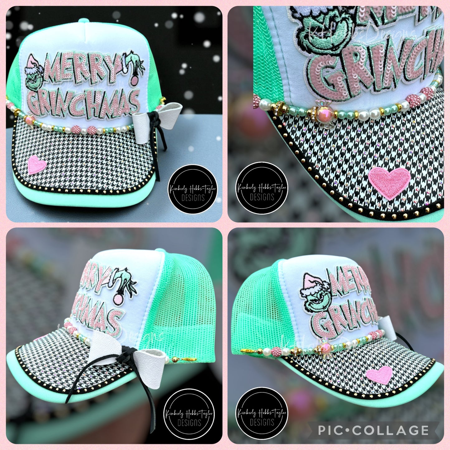 Pastel Christmas Trucker Hat