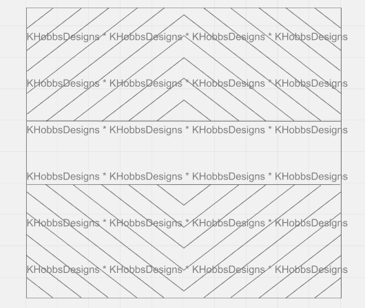Diamond Split Template for Makerflo 30oz Skinny - Digital Cut File Only
