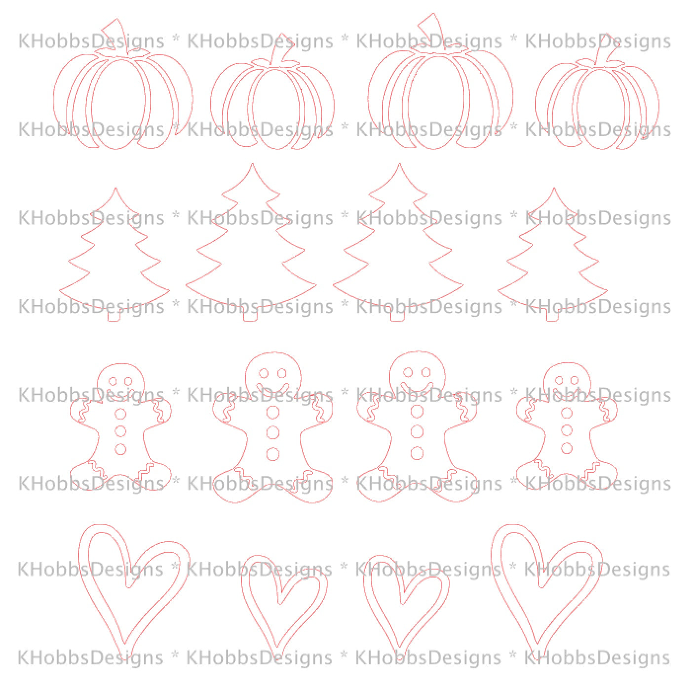 Drip Template with Extra Shapes for TSM 24 Plump - Digital Cut File Only