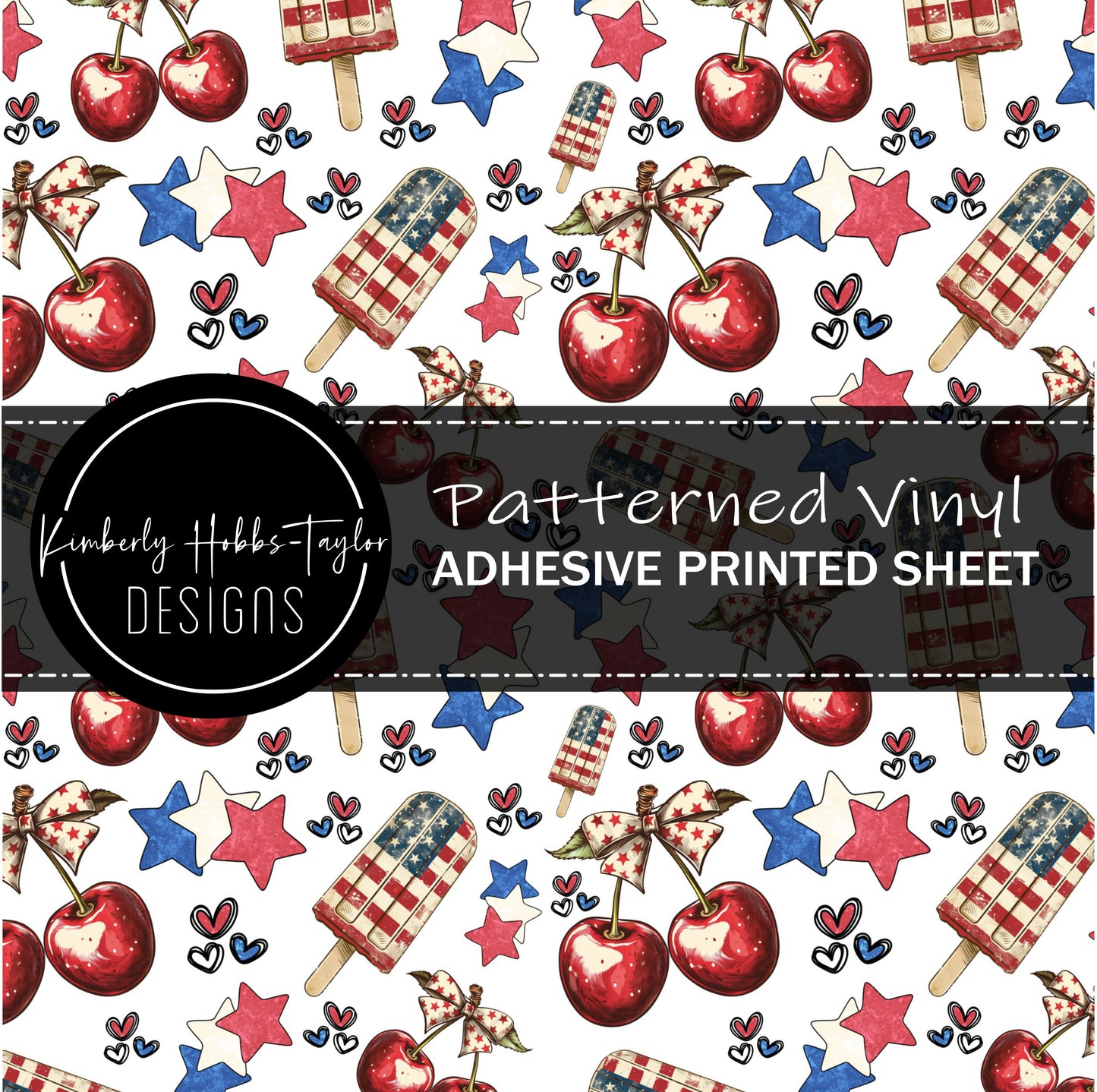 Patriotic Cherries - KHobbsX Makers Box vinyl