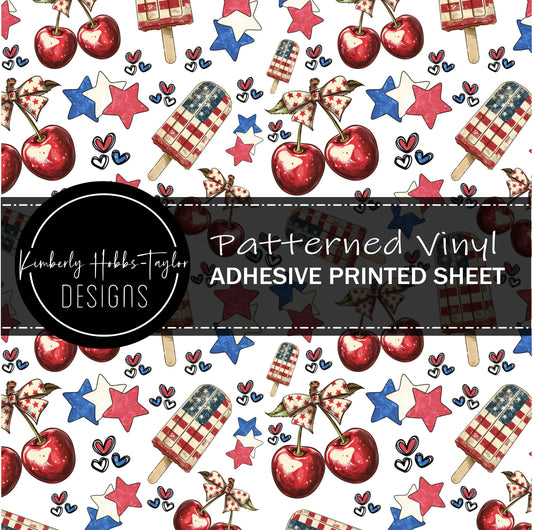 Patriotic Cherries - KHobbsX Makers Box vinyl