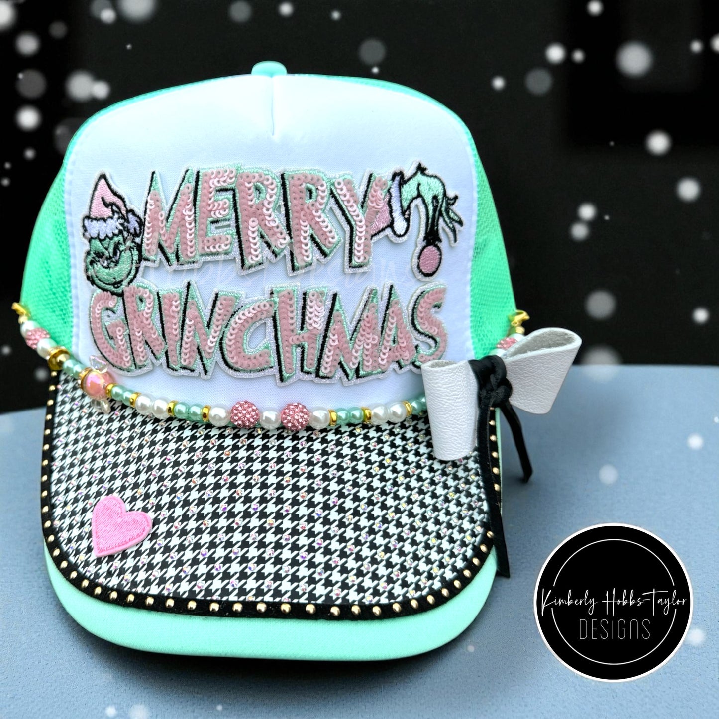 Pastel Christmas Trucker Hat