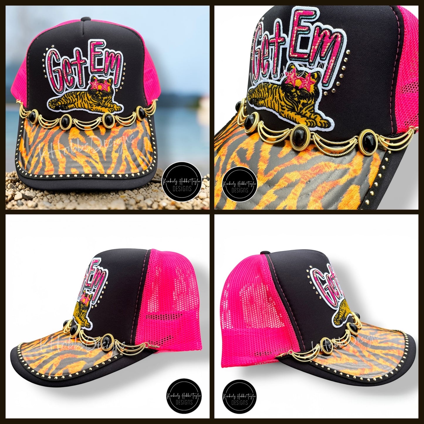 Get Em Tiger Trucker Hat