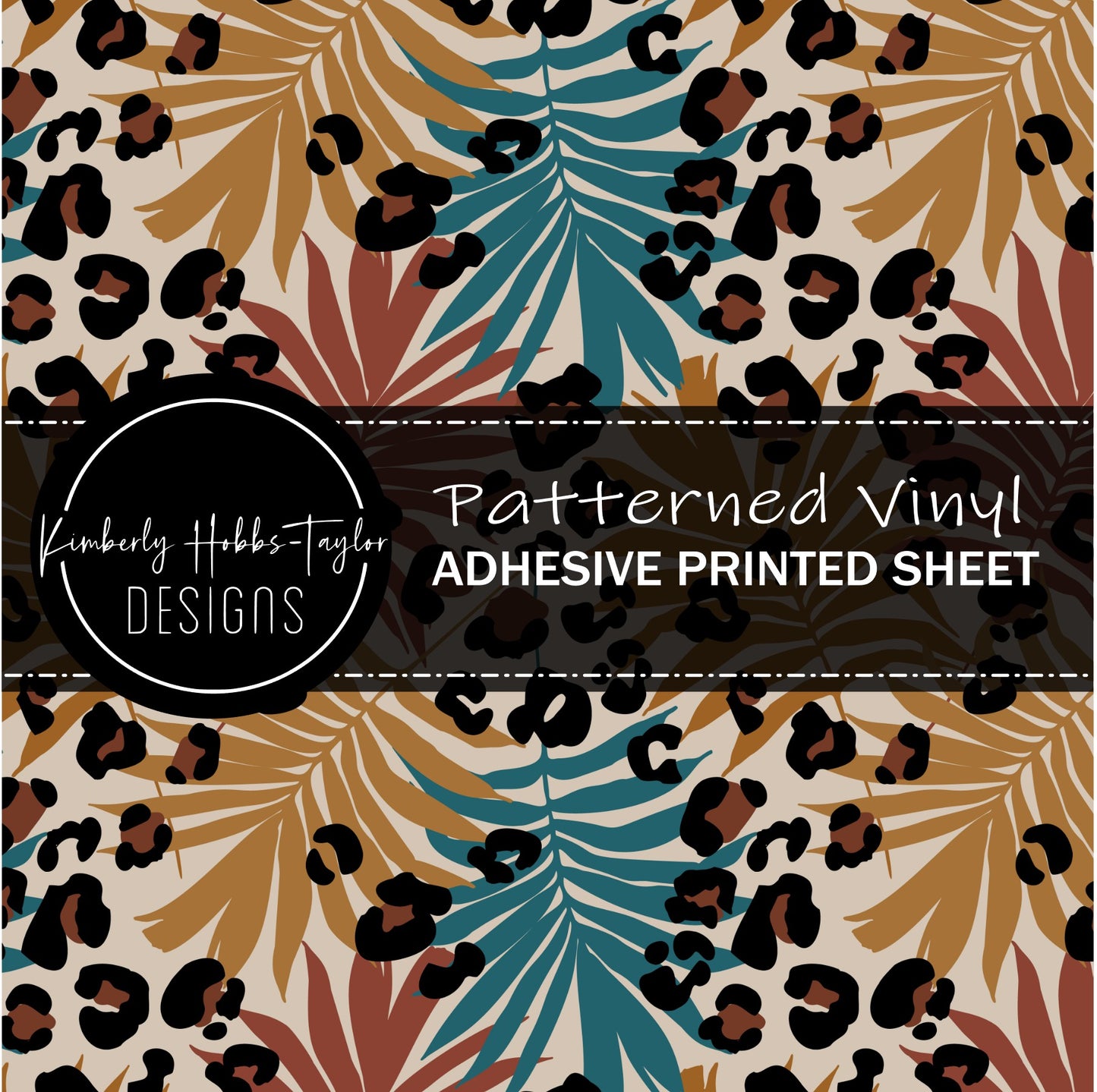 Leopard and Leaves B vinyl