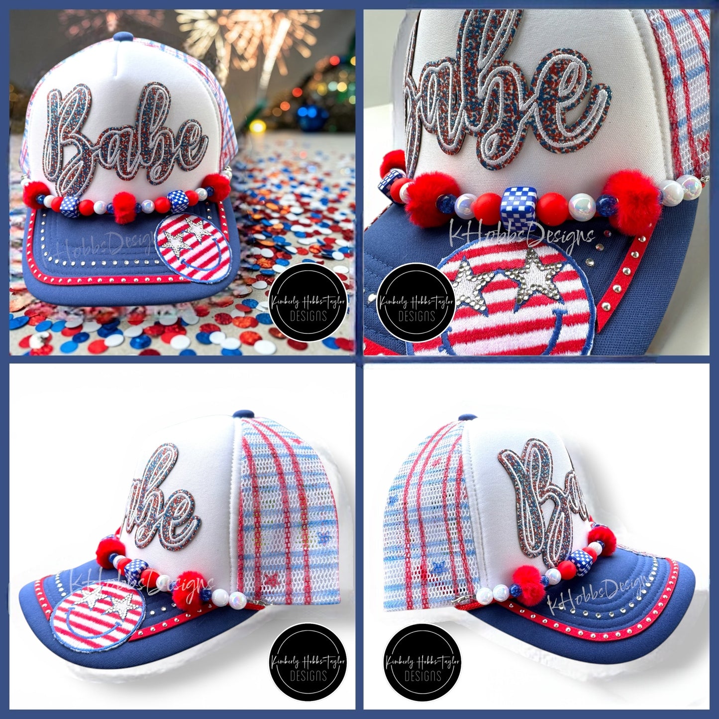 Babe Red White and Blue Hat