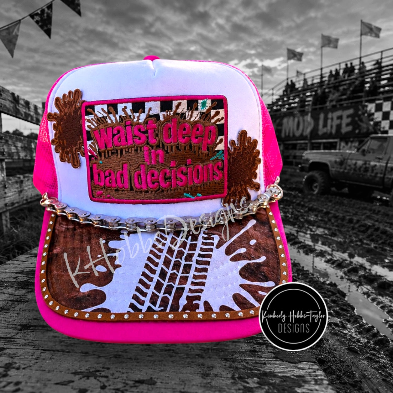 Waist Deep In Bad Decisions Trucker Hat