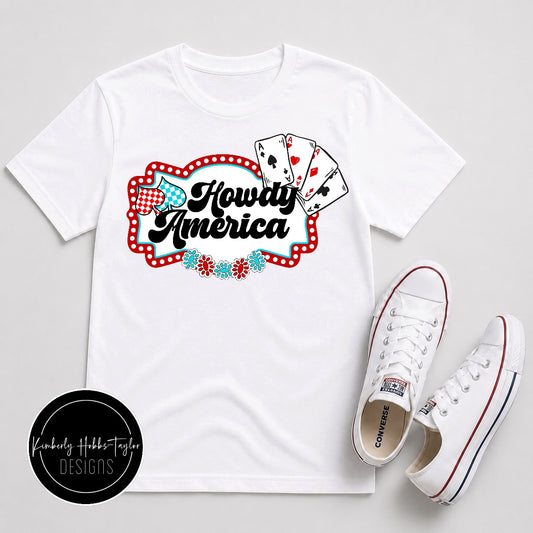 Finished Shirt - Howdy America