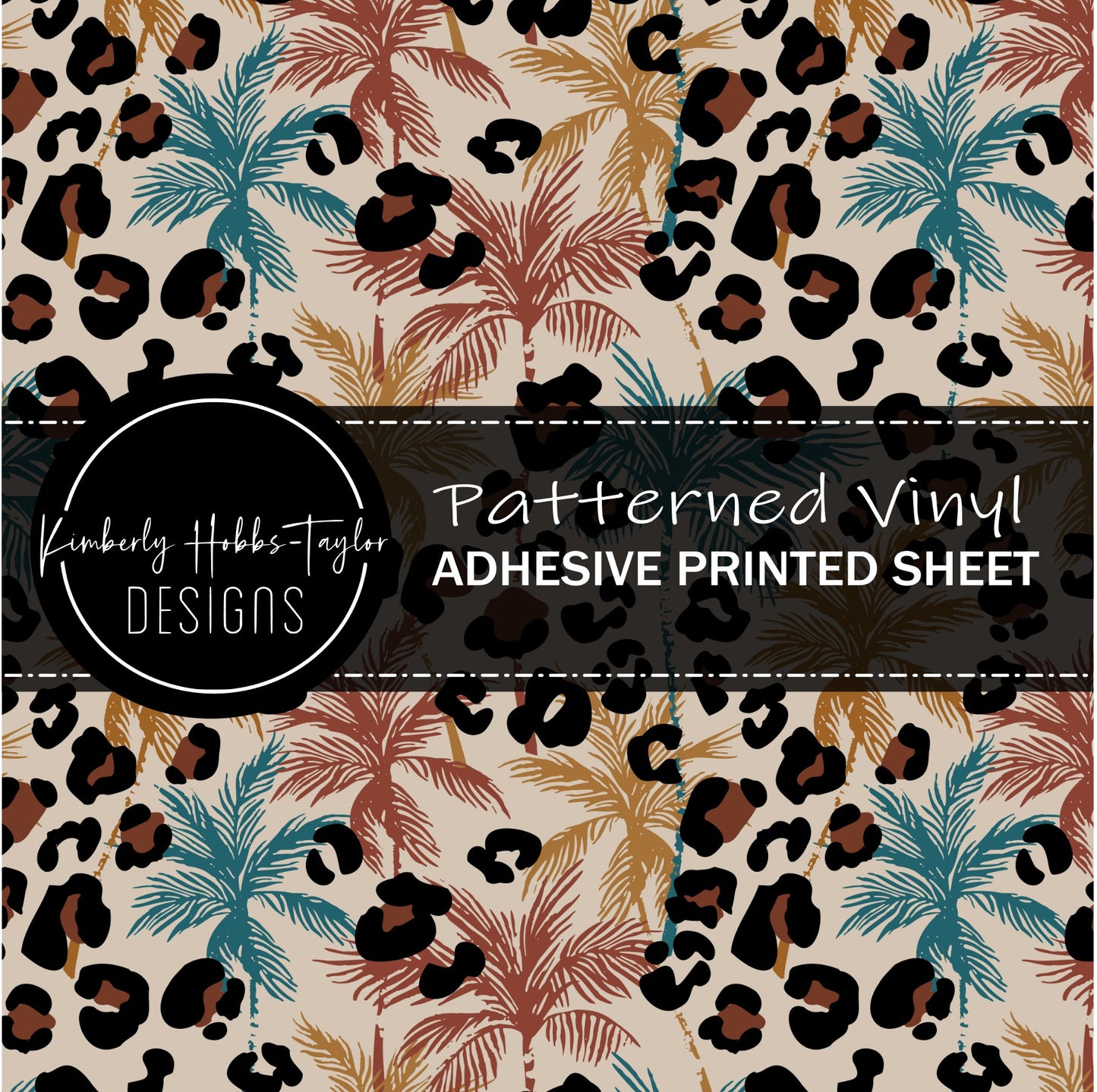 Leopard and Leaves A vinyl