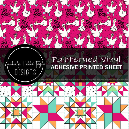 Silly Goose_Bright Quilted Patchwork Combo vinyl