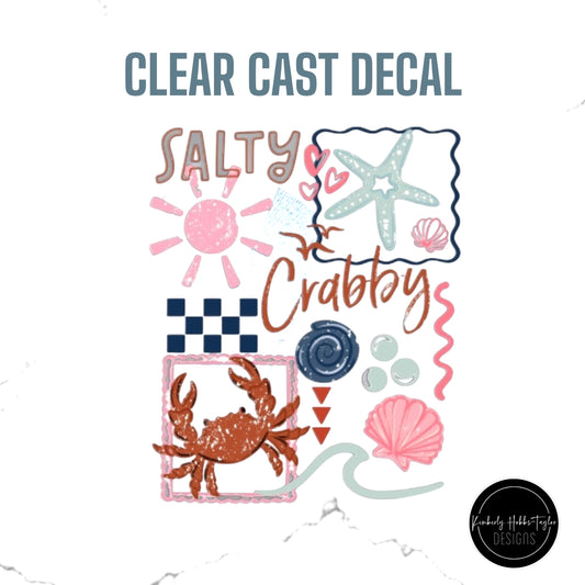 DECAL - Feeling Crabby Salty