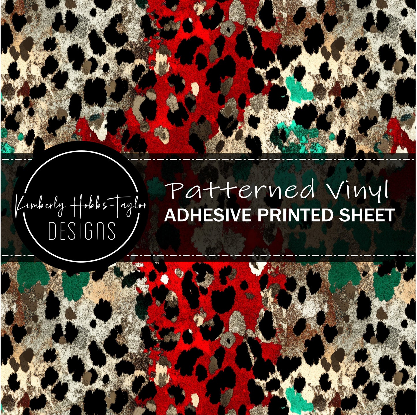 Christmas Foil - Animal Print vinyl